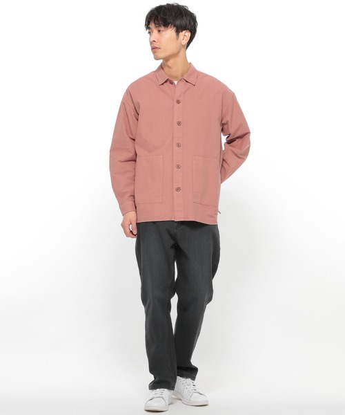 LAKOLE（ラコレ）の「ニュアンスカバーオール / LAKOLE（シャツ/ブラウス・メンズ・ネイビー/ピンク/グリーン/マスタード/アイボリー・MEDIUM/LARGE）」の19枚目の写真