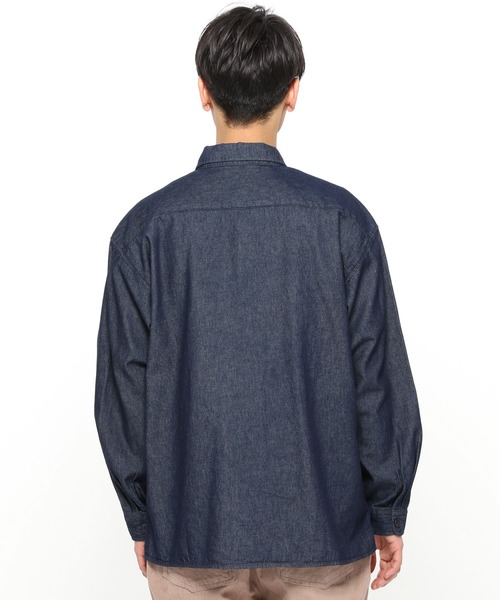 LAKOLE（ラコレ）の「ニュアンスカバーオール / LAKOLE（シャツ/ブラウス・メンズ・ネイビー/ピンク/グリーン/マスタード/アイボリー・MEDIUM/LARGE）」の7枚目の写真