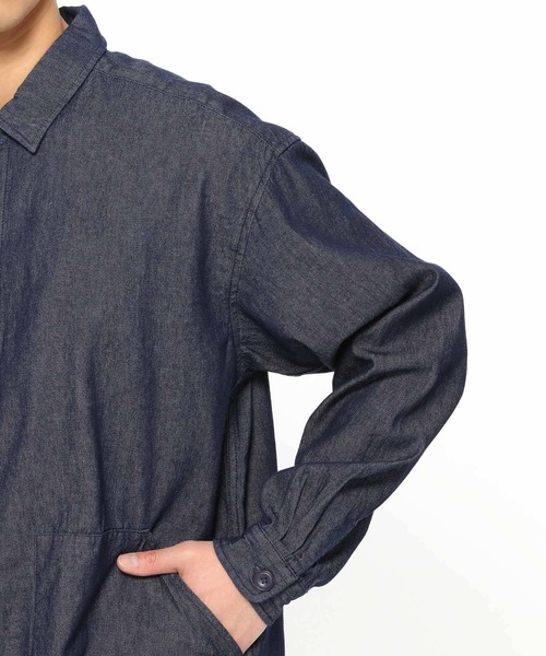 LAKOLE（ラコレ）の「ニュアンスカバーオール / LAKOLE（シャツ/ブラウス・メンズ・ネイビー/ピンク/グリーン/マスタード/アイボリー・MEDIUM/LARGE）」の9枚目の写真