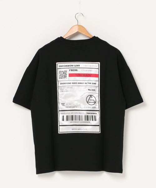 A‘gem 9(エージェムナイン)の「『A'GEM/9』ベルトデザインTEE/半袖Tシャツ/カットソー(Tシャツ/カットソー・メンズ・ホワイト/ブラック/ベージュ・FREE)」の5枚目の写真