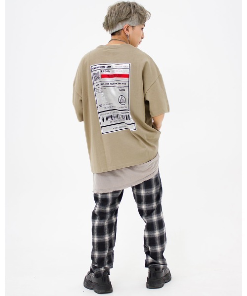 A‘gem 9(エージェムナイン)の「『A'GEM/9』ベルトデザインTEE/半袖Tシャツ/カットソー(Tシャツ/カットソー・メンズ・ホワイト/ブラック/ベージュ・FREE)」の19枚目の写真