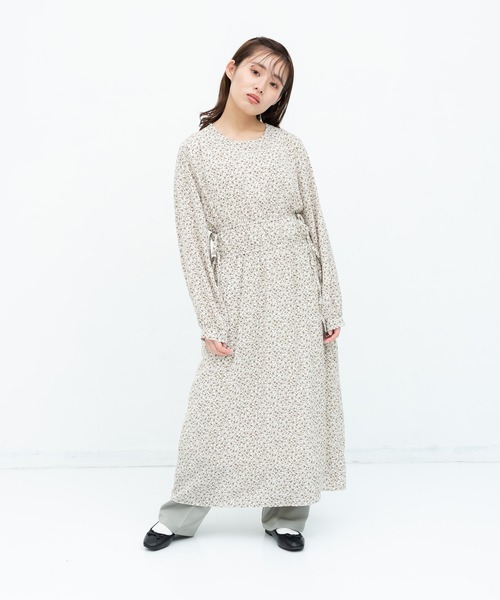 Clice de Paris(クリシェドゥパリス)の「2段花柄ワンピース(ワンピース・レディース・オフホワイト・FREE)」の14枚目の写真