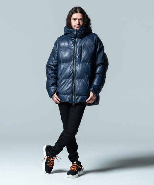 グラム　glamb レザージャケット 予約商品】glamb(グラム) High Neck Leather Jacket