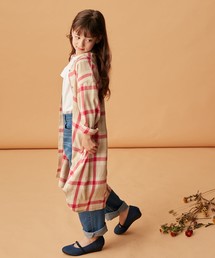 3can4on（サンカンシオン）の「◆【90-140cm】バンドカラーチェックワンピース（ワンピース）」