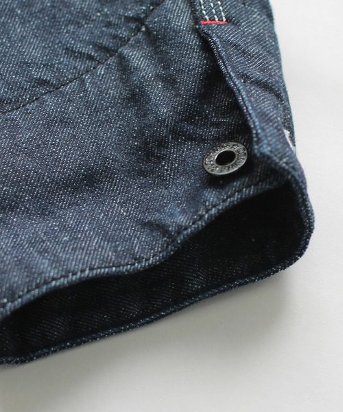 Denime(ドゥニーム)の「NEP DENIM COVERALL JACKET(カバーオール・メンズ・ブラック/インディゴブルー・MEDIUM/LARGE/X-LARGE)」の14枚目の写真