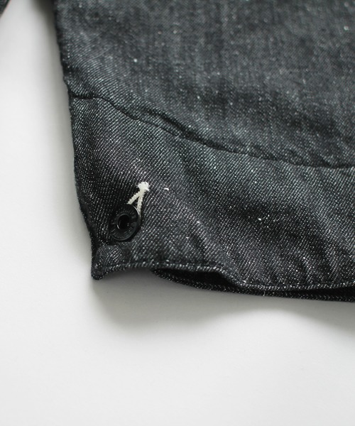 Denime(ドゥニーム)の「NEP DENIM COVERALL JACKET(カバーオール・メンズ・ブラック/インディゴブルー・MEDIUM/LARGE/X-LARGE)」の20枚目の写真