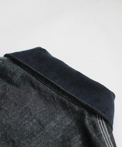 Denime(ドゥニーム)の「NEP DENIM COVERALL JACKET(カバーオール・メンズ・ブラック/インディゴブルー・MEDIUM/LARGE/X-LARGE)」の18枚目の写真