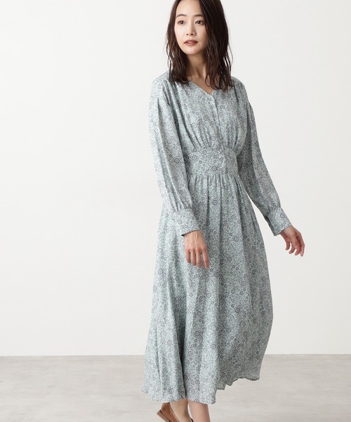 セール ペイズリートーンワンピース ワンピース Beauty N N ワンピース Natural Beauty Natural Basic エヌエヌナチュラルビューティーベーシック のファッション