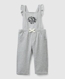 Keith Haring（キース・ヘリング）の「【キース・ヘリングコラボ】キッズスウェットサロペット（サロペット/オーバーオール・キッズ）」