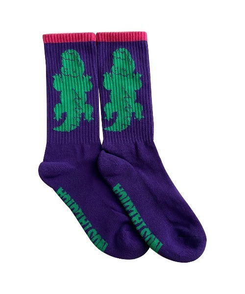 NOSTALGICA（ノスタルジカ）の「【 NOSTALGICA 】 ノスタルジカ カラフルレトロ ハイソックス（ソックス/靴下・レディース・その他1/その他2/その他3/その他4/その他5/その他6/その他7・23-25cm）」の4枚目の写真