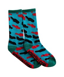 【 NOSTALGICA 】 ノスタルジカ カラフルレトロ ハイソックス