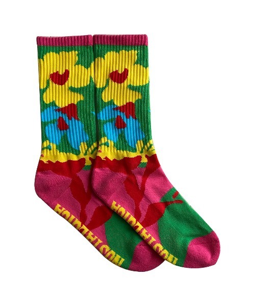 NOSTALGICA（ノスタルジカ）の「【 NOSTALGICA 】 ノスタルジカ カラフルレトロ ハイソックス（ソックス/靴下・レディース・その他1/その他2/その他3/その他4/その他5/その他6/その他7・23-25cm）」の5枚目の写真