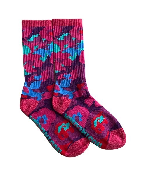 NOSTALGICA（ノスタルジカ）の「【 NOSTALGICA 】 ノスタルジカ カラフルレトロ ハイソックス（ソックス/靴下・レディース・その他1/その他2/その他3/その他4/その他5/その他6/その他7・23-25cm）」の6枚目の写真