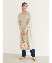 CRAFT STANDARD BOUTIQUE | 【2020AW】フード付きニットワンピース(ワンピース)