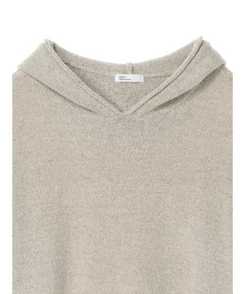 CRAFT STANDARD BOUTIQUE(クラフトスタンダードブティック)の「フード付きニットワンピース●*(ワンピース・レディース・グレー系その他/ブラウン/ベージュ系その他・FREE)」の9枚目の写真