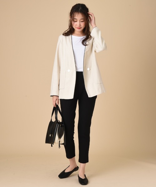 INTERPLANET（インタープラネット）の「HAKIYASE撥水花粉ガードパンツ（その他パンツ・レディース・カーキ/ナチュラル/ブラック系その他/ブラック・SMALL/MEDIUM）」の7枚目の写真