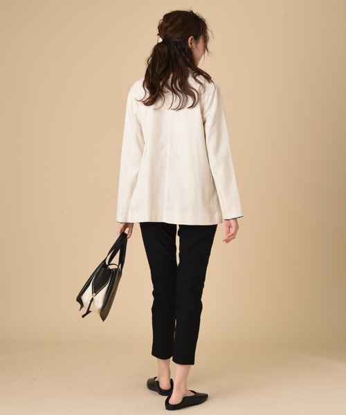 INTERPLANET（インタープラネット）の「HAKIYASE撥水花粉ガードパンツ（その他パンツ・レディース・カーキ/ナチュラル/ブラック系その他/ブラック・SMALL/MEDIUM）」の8枚目の写真