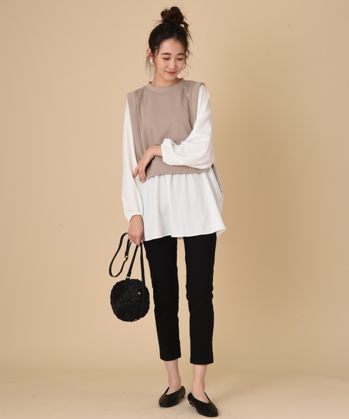 INTERPLANET（インタープラネット）の「HAKIYASE撥水花粉ガードパンツ（その他パンツ・レディース・カーキ/ナチュラル/ブラック系その他/ブラック・SMALL/MEDIUM）」の9枚目の写真