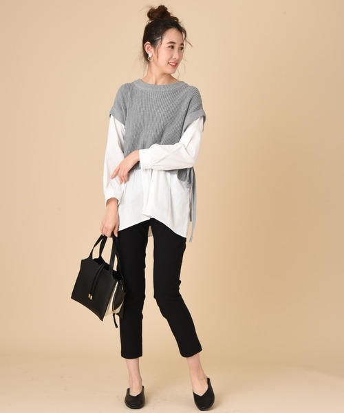 INTERPLANET（インタープラネット）の「HAKIYASE撥水花粉ガードパンツ（その他パンツ・レディース・カーキ/ナチュラル/ブラック系その他/ブラック・SMALL/MEDIUM）」の14枚目の写真