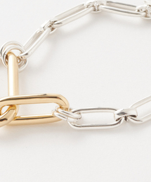 フィリップオーディベール　ブレスレット　チェーン　シルバーカラー　保存袋付き フィリップオーディベール ブレスレット チェーン シルバー