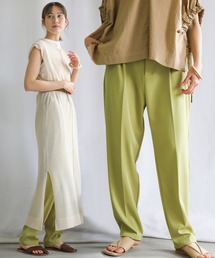 select MOCA | 2021 SS ツイルテーパードタックパンツ(その他パンツ)