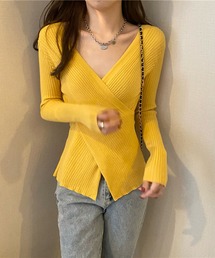 セール】レディースのニット/セーター(イエロー/黄色系)ファッション セール】レディースのニット/セーター(イエロー/黄色系)ファッション