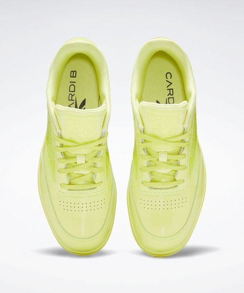 Reebok（リーボック）の「Cardi B コーティド クラブシー ダブル （スニーカー・レディース・ライトグリーン/ピンク/ブラック×ブラック/ホワイト×ホワイト・24.5cm/25.5cm/23.0cm/26.0cm/24.0cm/22.5cm/23.5cm/25.0cm）」の15枚目の写真