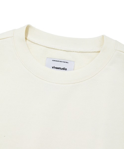 VIVASTUDIO（ビバスタジオ）の「LOCATION LOGO CREWNECK（スウェット・メンズ・アイボリー/サックスブルー/ブラック/インディゴブルー・SMALL/MEDIUM/LARGE/X-LARGE）」の17枚目の写真