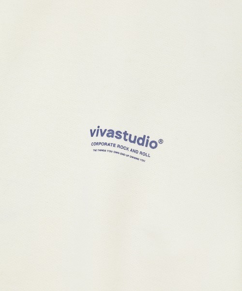 VIVASTUDIO（ビバスタジオ）の「LOCATION LOGO CREWNECK（スウェット・メンズ・アイボリー/サックスブルー/ブラック/インディゴブルー・SMALL/MEDIUM/LARGE/X-LARGE）」の21枚目の写真