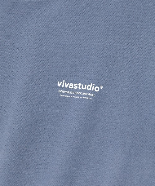 VIVASTUDIO（ビバスタジオ）の「LOCATION LOGO CREWNECK（スウェット・メンズ・アイボリー/サックスブルー/ブラック/インディゴブルー・SMALL/MEDIUM/LARGE/X-LARGE）」の14枚目の写真