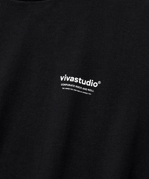 VIVASTUDIO（ビバスタジオ）の「LOCATION LOGO CREWNECK（スウェット・メンズ・アイボリー/サックスブルー/ブラック/インディゴブルー・SMALL/MEDIUM/LARGE/X-LARGE）」の10枚目の写真