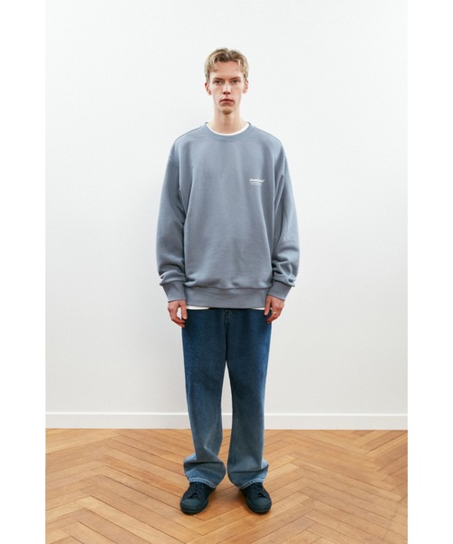 VIVASTUDIO（ビバスタジオ）の「LOCATION LOGO CREWNECK（スウェット・メンズ・アイボリー/サックスブルー/ブラック/インディゴブルー・SMALL/MEDIUM/LARGE/X-LARGE）」の12枚目の写真
