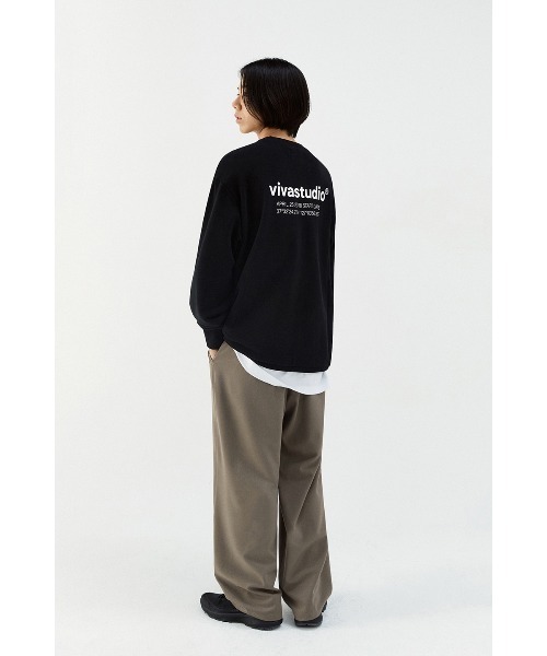 ★関税/送料込★VIVASTUDIO★25SS_LOCATION CREWNECK セール】LOCATION LOGO CREWNECK（スウェット）｜VIVASTUDIO