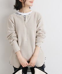 IENA（イエナ）の「ワッフルヘンリープルオーバー◆（ニット/セーター・レディース）」