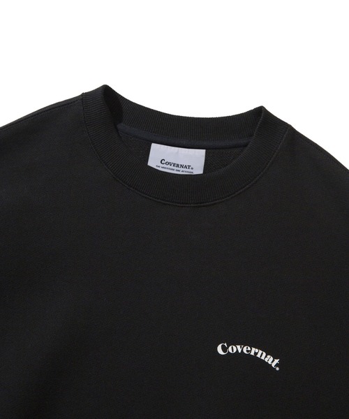 COVERNAT（カバーナット）の「【COVERNAT】COOPER ARCH LOGO CREWNECK / カバーナット クーパー アーチ ロゴ クルーネック（スウェット・メンズ・グリーン/ブラック/バーガンディー/アイボリー・X-LARGE/MEDIUM/LARGE/SMALL）」の13枚目の写真