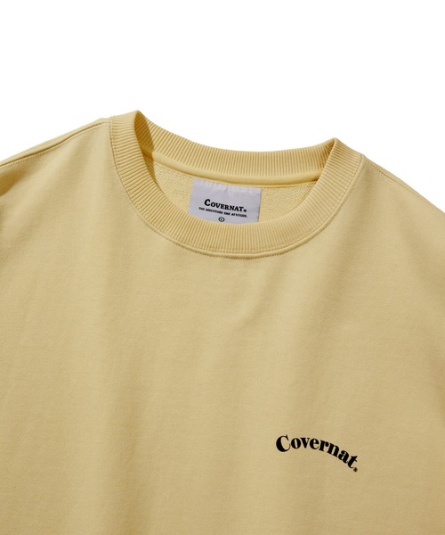 COVERNAT（カバーナット）の「【COVERNAT】COOPER ARCH LOGO CREWNECK / カバーナット クーパー アーチ ロゴ クルーネック（スウェット・メンズ・グリーン/ブラック/バーガンディー/アイボリー・X-LARGE/MEDIUM/LARGE/SMALL）」の22枚目の写真