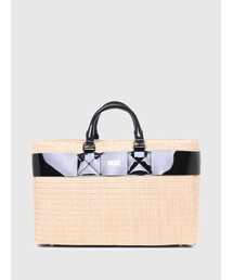 DIESEL | レディース ストロー ミディアムサッチェル(ハンドバッグ)