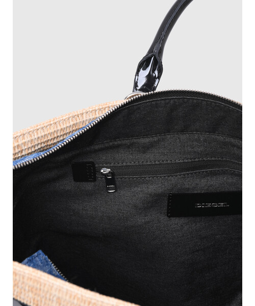 DIESEL（ディーゼル）の「レディース ストロー ミディアムサッチェル（ハンドバッグ・レディース・ベージュ・UNI）」の8枚目の写真