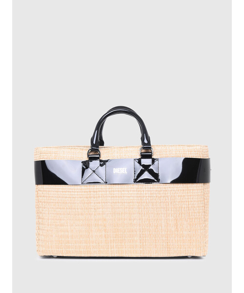 DIESEL（ディーゼル）の「レディース ストロー ミディアムサッチェル（ハンドバッグ・レディース・ベージュ・UNI）」の11枚目の写真