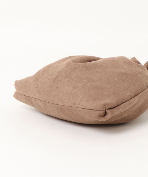 JUNRED（ジュンレッド）の「スウェード巾着（トートバッグ・メンズ・ベージュ/グレー・FREE）」の4枚目の写真