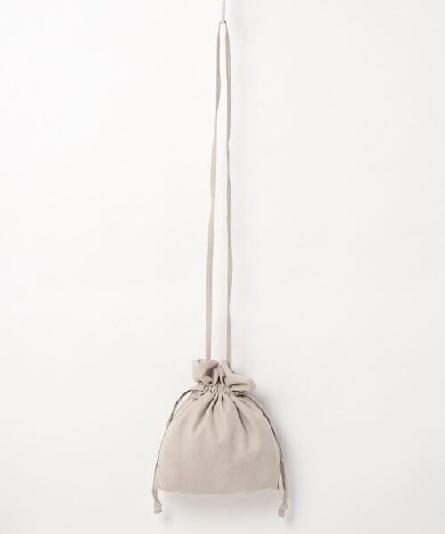 JUNRED（ジュンレッド）の「スウェード巾着（トートバッグ・メンズ・ベージュ/グレー・FREE）」の10枚目の写真