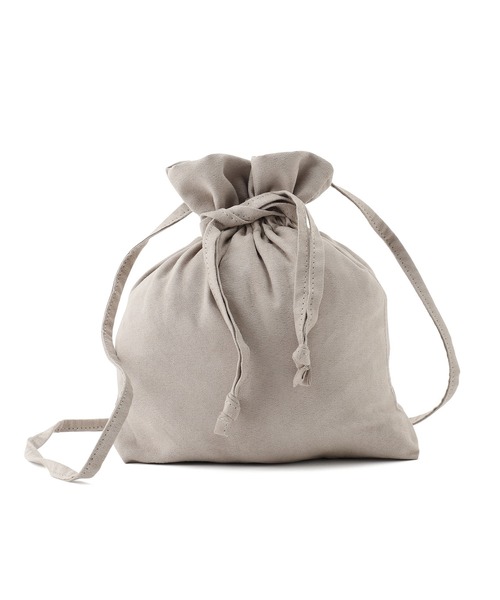 JUNRED（ジュンレッド）の「スウェード巾着（トートバッグ・メンズ・ベージュ/グレー・FREE）」の9枚目の写真