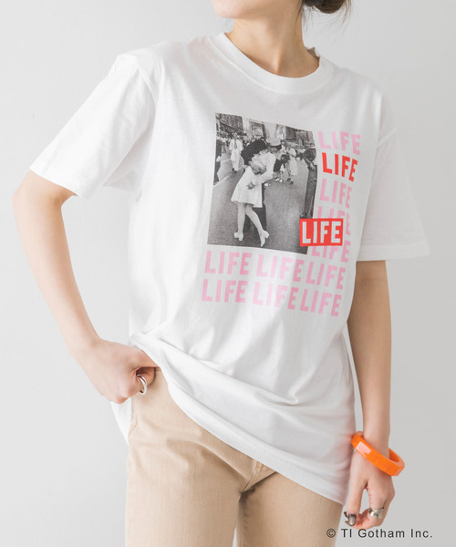 URBAN RESEARCH(アーバンリサーチ)の「LIFE PHOTO T-SHIRTS(Tシャツ/カットソー・レディース・その他1/ピンク系その他・FREE)」の1枚目の写真