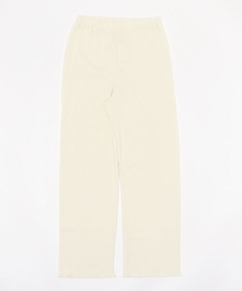 Samansa Mos2(サマンサ モスモス)の「ジャカードペチパンツ(レギンス/スパッツ・レディース・オフホワイト/ネイビー/モカ・フリ-)」の2枚目の写真