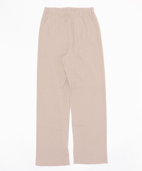 Samansa Mos2(サマンサ モスモス)の「ジャカードペチパンツ(レギンス/スパッツ・レディース・オフホワイト/ネイビー/モカ・フリ-)」の1枚目の写真