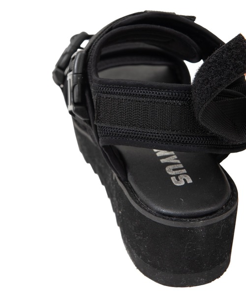 PUNYUS(プニュズ)の「ベルクロスポーツサンダル(サンダル・レディース・ブラック・1/2/4/3)」の13枚目の写真
