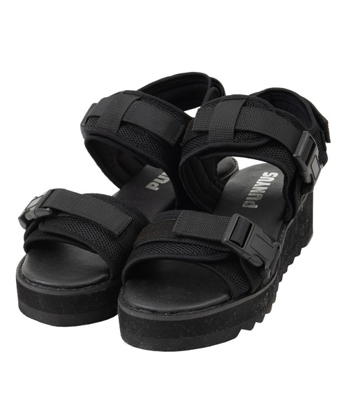 PUNYUS(プニュズ)の「ベルクロスポーツサンダル(サンダル・レディース・ブラック・1/2/4/3)」の9枚目の写真