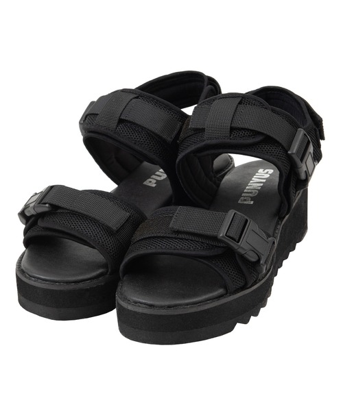 PUNYUS(プニュズ)の「ベルクロスポーツサンダル(サンダル・レディース・ブラック・1/2/4/3)」の16枚目の写真