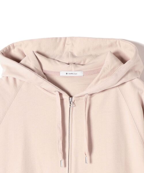 SHIPS Days（シップスデイズ）の「SHIPS Days:ジャージージップパーカー（パーカー・レディース・ライトグレー/ベージュ/ダークグレー・ONE SIZE）」の5枚目の写真