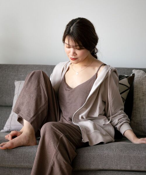 SHIPS Days（シップスデイズ）の「SHIPS Days:ジャージージップパーカー（パーカー・レディース・ライトグレー/ベージュ/ダークグレー・ONE SIZE）」の13枚目の写真